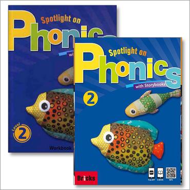 제이북스 Spotlight on Phonics Level 2 세트 : Studentbook + Workbook (Storybook 3권 포함)