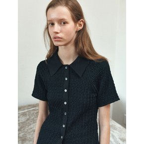 TIS CRINKLE SLIM FIT SHIRT_2COLORS