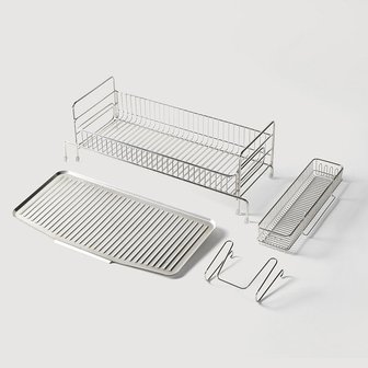 JAJU 틈새 확장형 식기 건조대_52.5x20(~34)x17CM J71N903040500