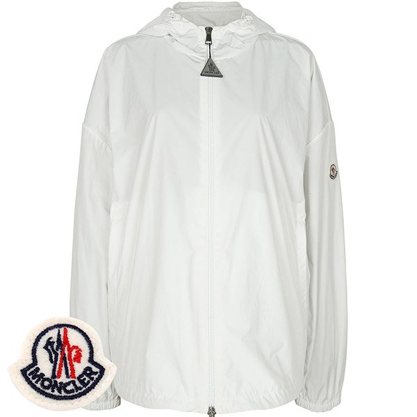 [부산점] 몽클레어 화이트 틱스 윈드브레이커 후드 집업 자켓 TYX 1A00119 54A91 034