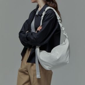 [8/13예약배송] Daily Shirring Bag M Sleek White