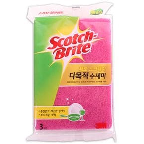 3M 제로스크래치 다목적수세미3P