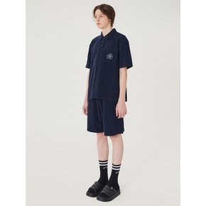 SOLID TERRY SET-UP SHORTS NAVY