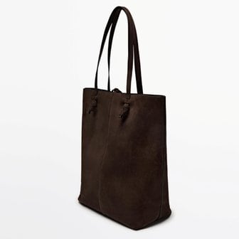  [Massimo Dutti pouch style bag] 마시모두띠 스웨이드 가죽 레더 파우치 스타일 숄더백