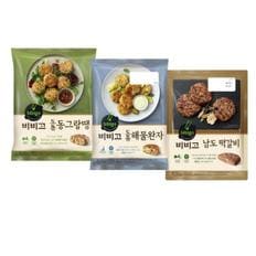 비비고 동그랑땡 560g + 해물완자 510g + 남도떡갈비 450g