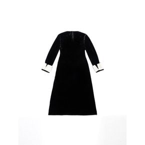 GRACE velvet dress_black