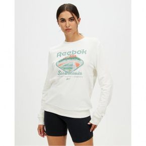 4376436 Reebok Court Sport Crew Sweater - Chalk