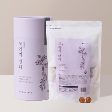 생활한방연구소 바라기 프로폴리스 도라지 캔디 135g + 리필용 225g