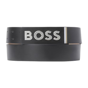 BOSS GOLF 보스골프 메탈 빅 로고 골프 벨트 MAN BLACK