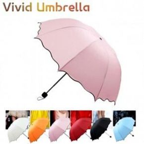접이식 햇빛가리개 비비드 3단우산 양산 여성 4단우산