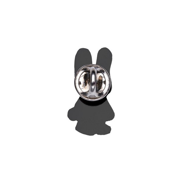 OOSS 용궁토끼 캐릭터 메탈 뱃지 아이보리