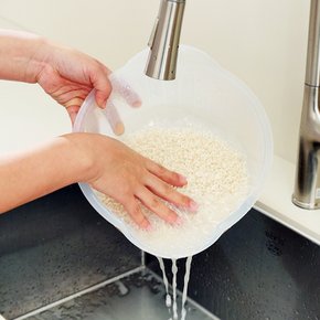 2in1 멀티 믹싱볼 쌀 씻음볼 야채 세척볼