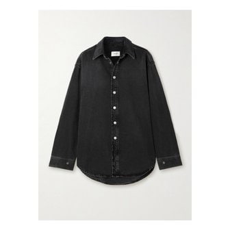 HAIKURE 하이쿠레 오펠리아  데님 셔츠 블랙 1647597342884223