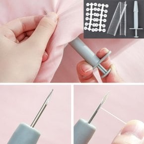 바늘없는 이불고정클립 고정단추 밀림방지단추
