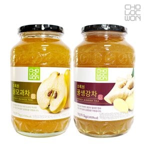초록원 꿀모과차 1KG +꿀생강차 1KG (2KG) 액상차 과일청