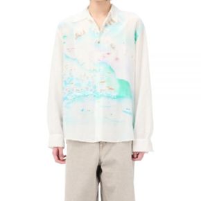 ADORN SHIRT Sea View Print Cotton Silk (M2252AS) (어던 셔츠) 3405870