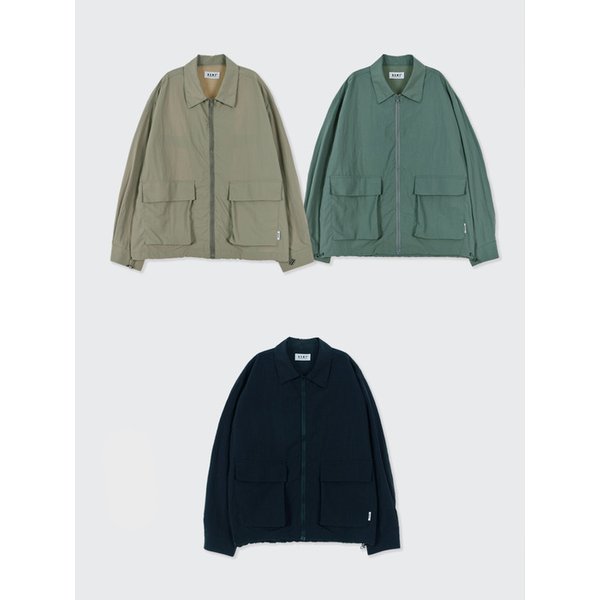 에센셜 나일론 베이직 카라 윈드 자켓  (3Colors)