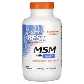 미국직구 Doctor`s Best 닥터스베스트 MSM OptiMSM 1000mg 360캡슐