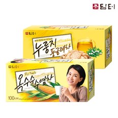 담터 옥수수수염차 100T  +누룽지 둥굴레차 100T (200T)