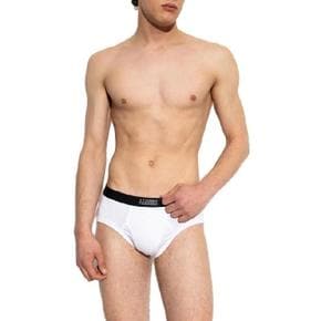 MM6 메종 마르지엘라 로고 자수 브리프 MJL6A00200 101 TP978217699