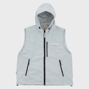 NYLON HOODED VEST [2 COLOR]