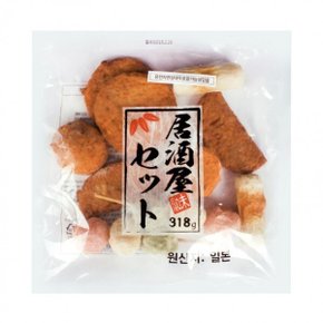 일식집 이자카야 오뎅세트 냉동 318g 와카메 꼬치오뎅 스키야키 샤브샤브