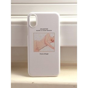 Femme allongee Phone case