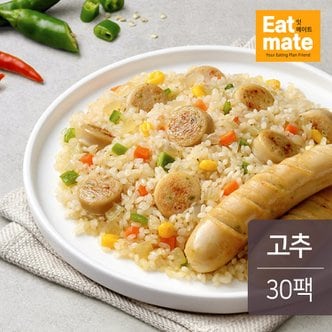 잇메이트 닭가슴살 소시지볶음밥 고추맛 200gx30팩(6kg)