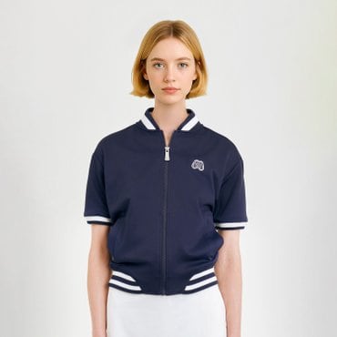 MARTINE GOLF [정상가 358000원]여성 반팔 풀오픈 져지점퍼 네이비 (QW0DJP20249)