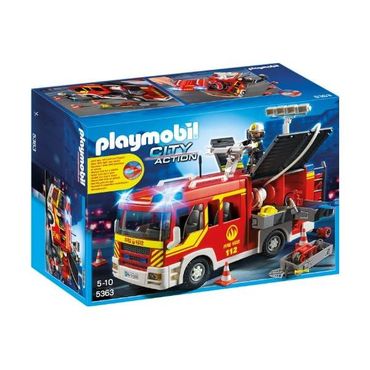  독일 플레이모빌 자동차 소방차 Playmobil Fire Engine with Lights and Sound 5363 1435810