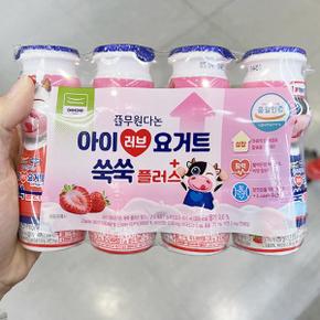 다논 아이러브요거트 쑥쑥플러스 딸기 100ml x 4 x 3개