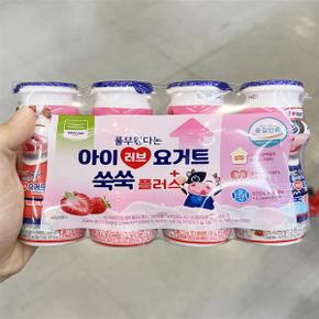 다논 아이러브요거트 쑥쑥플러스 딸기 100ml x 4 x 3개