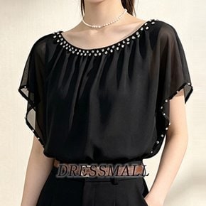 우아한 댄스탑 라인댄스복 여성 상의탑 여자 블랙 댄스복 드레스몰