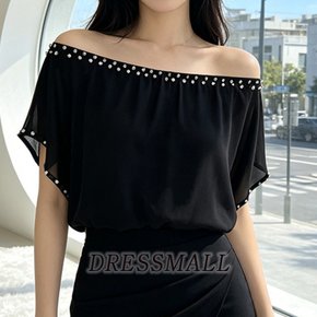 우아한 댄스탑 라인댄스복 여성 상의탑 여자 블랙 댄스복 드레스몰