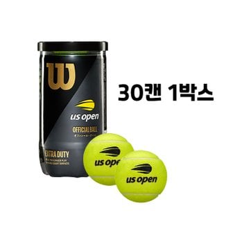 윌슨 테니스공 윌슨 US OPEN 테니스시합구 30캔 1박스