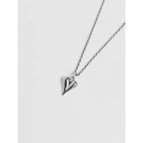 heart arrow necklace (50~55cm vintage silver 925)