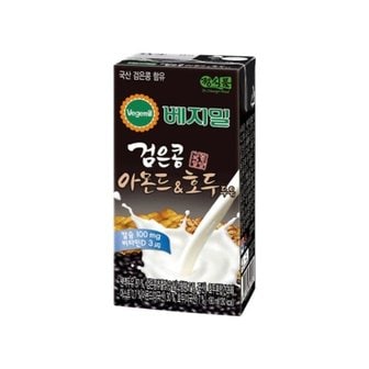  베지밀 검은콩과 아몬드호두 두유 190ml 24팩