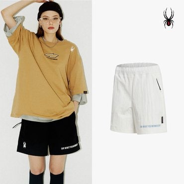 스파이더 SWUWS 공용 텍스처 우븐 반바지