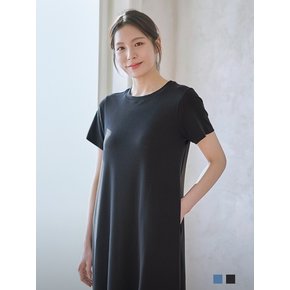 감탄 노브라 반팔 원피스