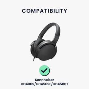 크빌모바일 센하이자 HD400S HD450SE HD458BT 이어패드 x2 - 헤드폰 메쉬 이
