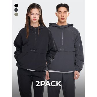 레이지비 [2PACK] 캠프 멀티스포츠 러닝 바람막이 아노락 후드 집업 자켓 W (3컬러)