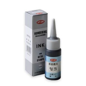 아톰 ANI-80 넘버링잉크 금속용잉크 번호기 30ml 흑색