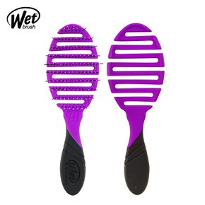 wet brush 프로 플렉스 드라이 퍼플 헤어브러쉬 드라이 빗 극손상모 두피 마사지