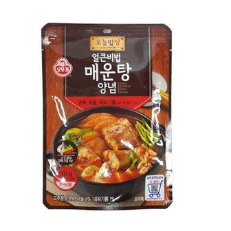  오뚜기 얼큰비법 매운탕 양념(3-4인분) 110G (WD39286)