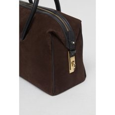 Large clip tote bag(Suede brown)_OVBAX24511BRW