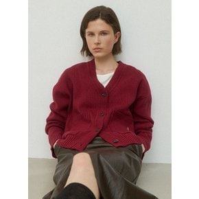 (CD-2146)OUT POCKET WOOL CARDIGAN