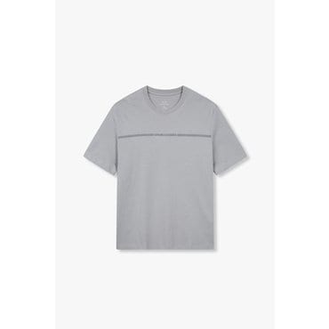 ARMANI EXCHANGE AX 남성 테이핑 라인 크루넥 티셔츠 (A414130106 그레이)