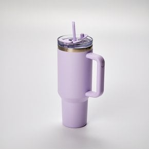 TO GO 대용량 투웨이 리드 텀블러 1200ml 빨대 포함 퍼플