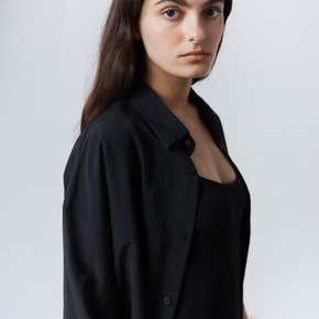 Signature Oversized Shirts Black