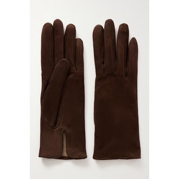 누어 해무어 다크 브라운 스웨이드 장갑 46376663162989305